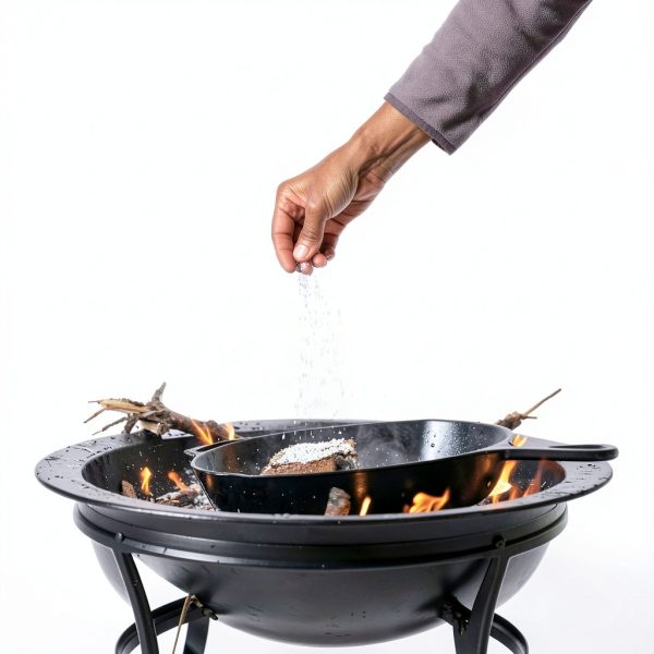 Wood Burning Fire Pit Gas One Modern Metal Bowl-3
