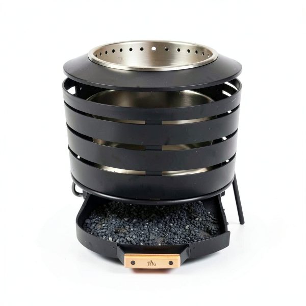 TIKI Stainless Steel Patio Fire Pit Smokeless Outdoor-2