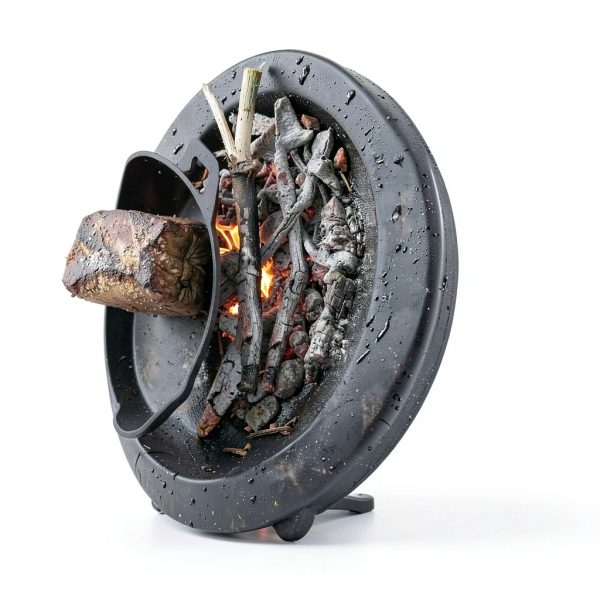 Wood Burning Fire Pit Gas One Modern Metal Bowl-4