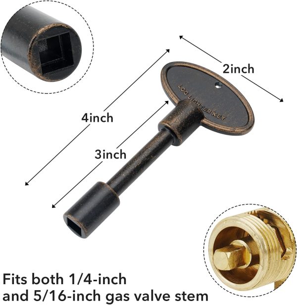 Fire Pit Valve Key Stanbroil Antique Copper-1