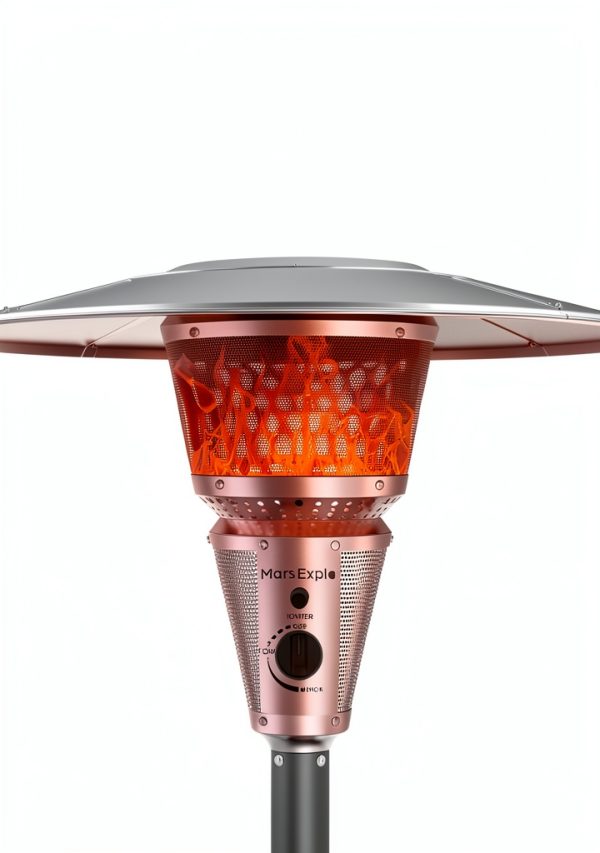 Mars Explo Outdoor Patio Heater Adjustable Temperature Black-6