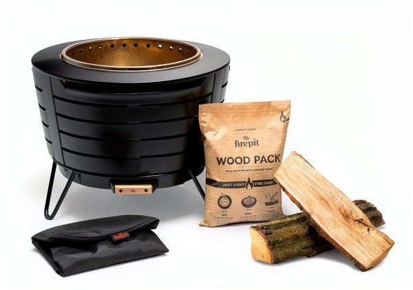 TIKI Stainless Steel Patio Fire Pit Smokeless Outdoor-7