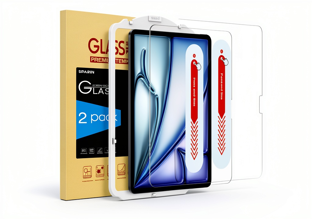 iPad Air 11 screen protector installation