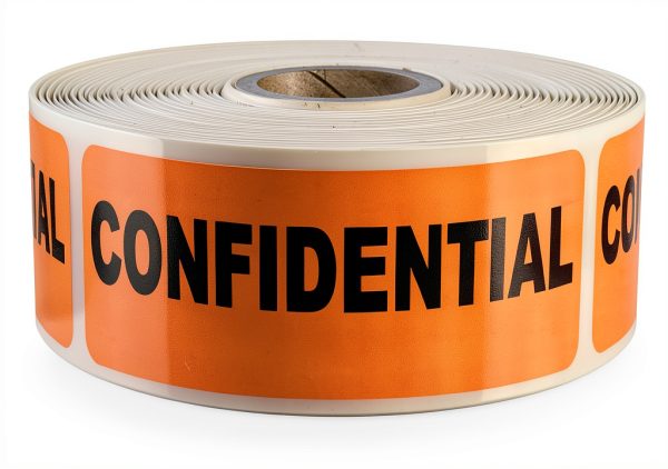 Orange 1x3 Inch Inventory Labels by Labels and More Self‑Stick Paper-0
