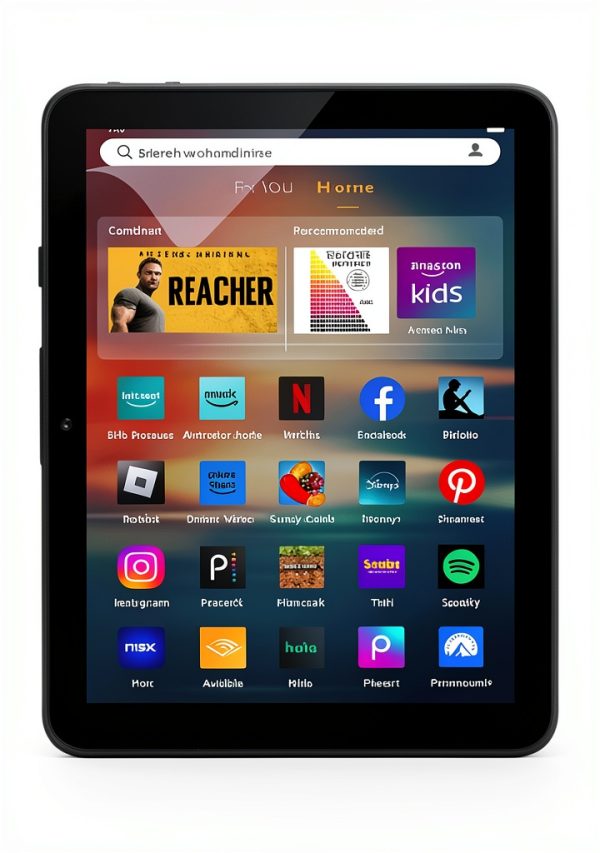 Amazon Fire HD 8 Screen Protector 2 Pack Clear Tempered Glass-0
