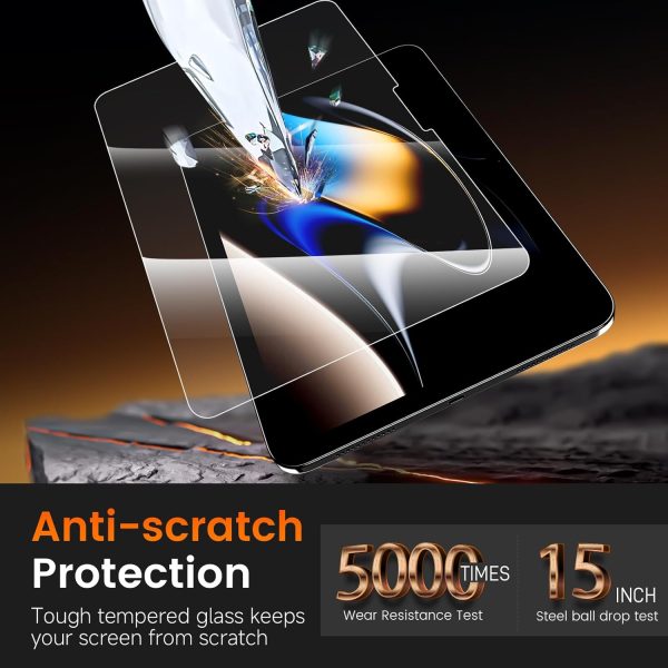 PandaShield iPad (A16) 11‑inch Clear Tempered Glass 12FT Shatterproof-4