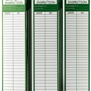 Safety Inspection Stickers 50 Pcs Green 8.5×2 Inch Labels by-0