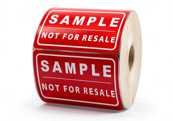 Not for Resale Labels 500pcs 1x2in Red Self‑Adhesive Stickers wootile-0