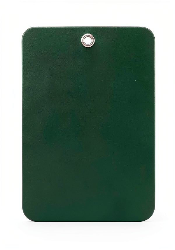 CleverDelights Green Plastic Tags 3.5x2.5 Inch Waterproof Vinyl 50-1