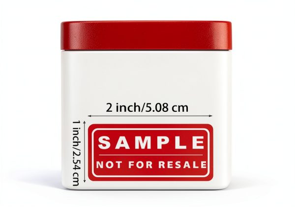 Not for Resale Labels 500pcs 1x2in Red Self‑Adhesive Stickers wootile-7