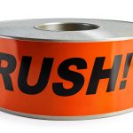 1x3-inch Rush! Labels Red Shipping Mailing Instructions Self-Adhesive Stickers 500 Labels Total-0