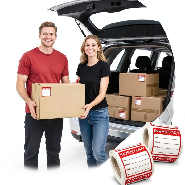 600Pcs Inventory Control Label Stickers Inventory Organizer Labels 2 x 2 Inch -Color Coding Inventory Label for Marking, Organizing, Notating Inventory Items-4