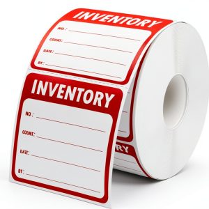 600Pcs Inventory Control Label Stickers Inventory Organizer Labels 2 x 2 Inch -Color Coding Inventory Label for Marking, Organizing, Notating Inventory Items-0