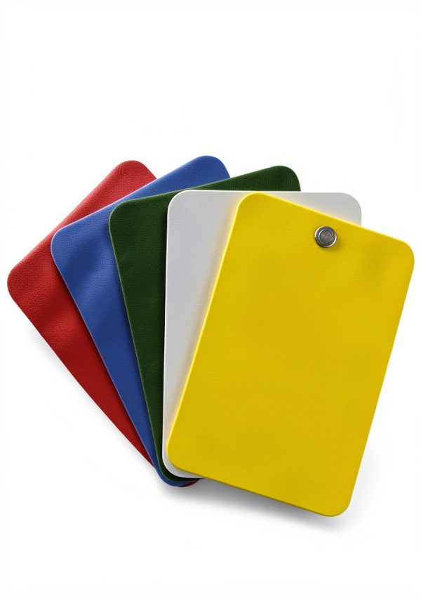 CleverDelights Green Plastic Tags 3.5x2.5 Inch Waterproof Vinyl 50-5