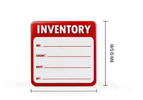 600Pcs Inventory Control Label Stickers Inventory Organizer Labels 2 x 2 Inch -Color Coding Inventory Label for Marking, Organizing, Notating Inventory Items-1