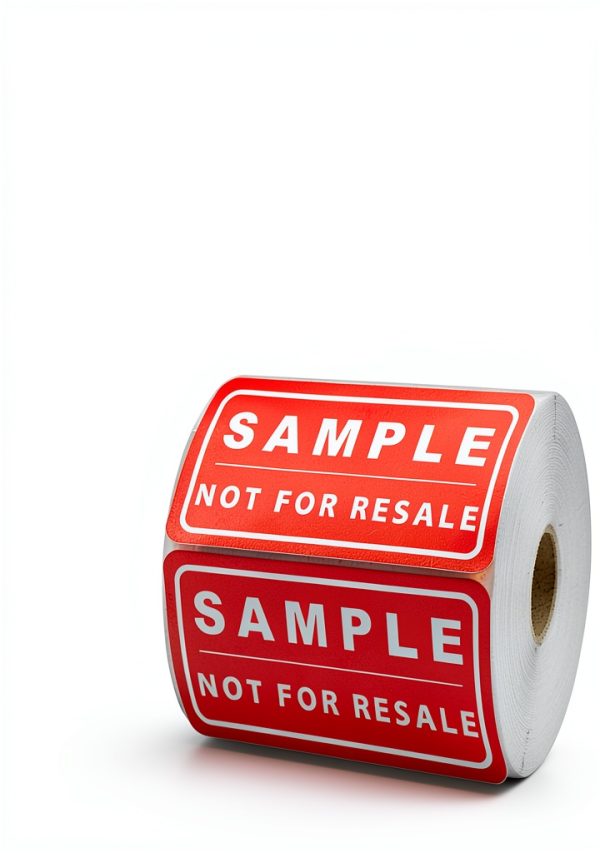 Not for Resale Labels 500pcs 1x2in Red Self‑Adhesive Stickers wootile-4