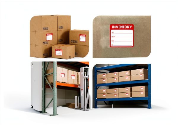 600Pcs Inventory Control Label Stickers Inventory Organizer Labels 2 x 2 Inch -Color Coding Inventory Label for Marking, Organizing, Notating Inventory Items-2