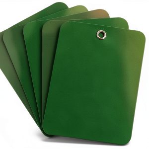 CleverDelights Green Plastic Tags 3.5x2.5 Inch Waterproof Vinyl 50-0