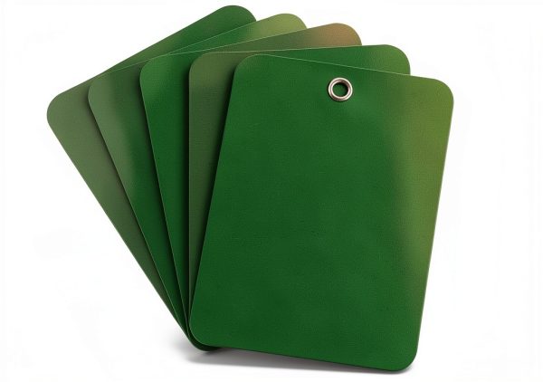 CleverDelights Green Plastic Tags 3.5x2.5 Inch Waterproof Vinyl 50-0