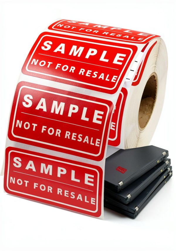 Not for Resale Labels 500pcs 1x2in Red Self‑Adhesive Stickers wootile-8